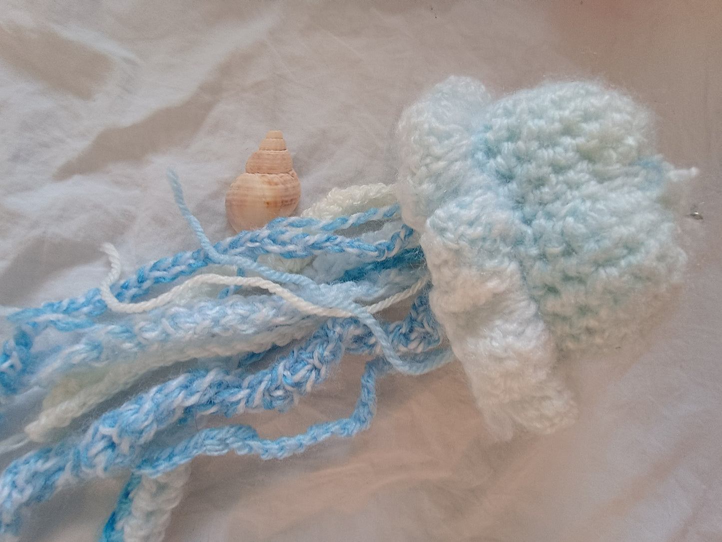 Ocean Dream Crochet Jellyfish Keychain 🪼💙