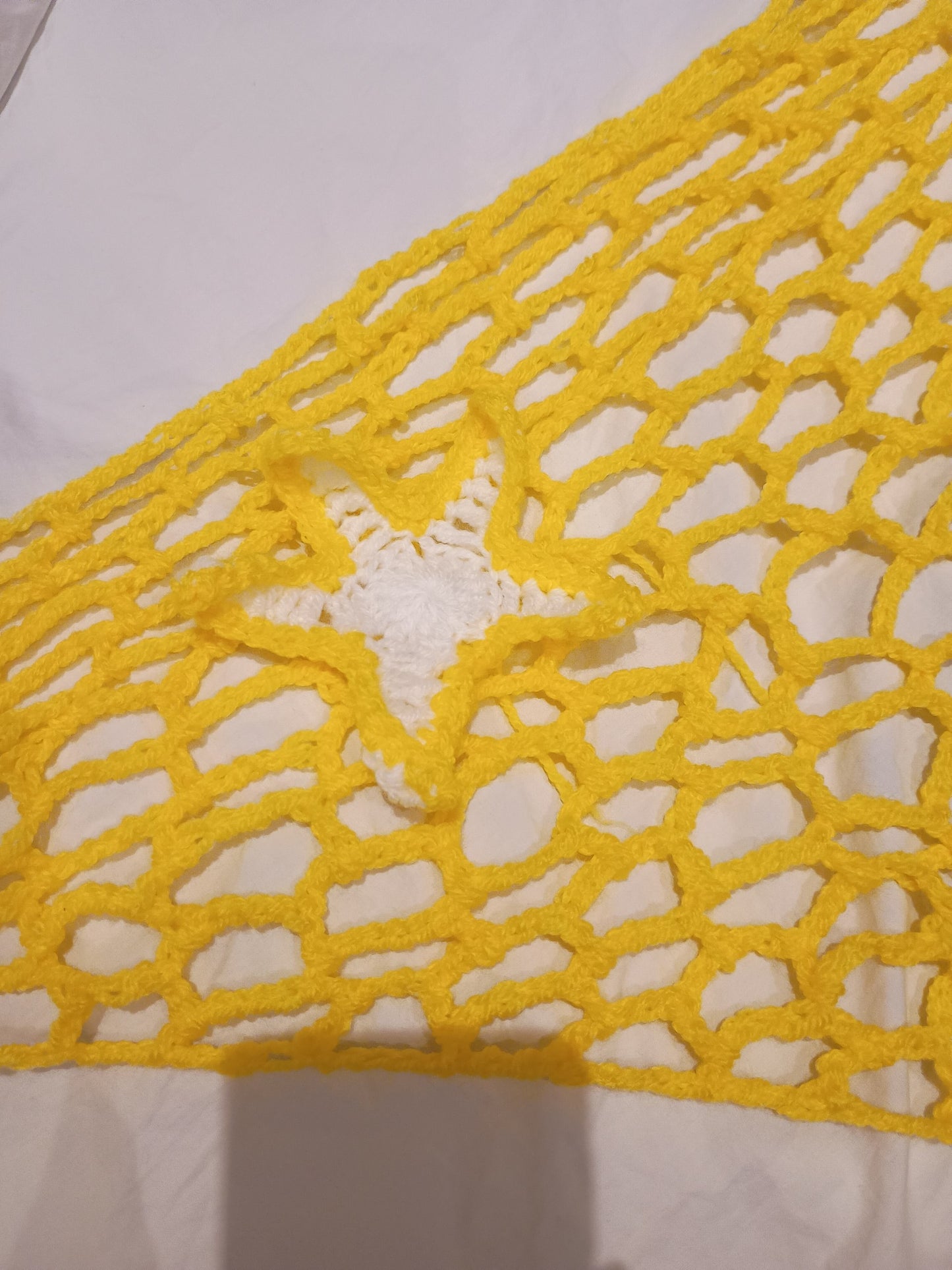 Sunlit Starfish 2-Way Crochet  Beach Mesh Cover-Up Size XS, S
